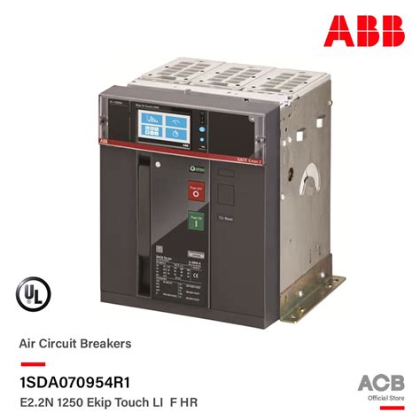 Abb 1sda070954r1 Air Circuit Breaker Acb Abb Sace Emax2 E22n