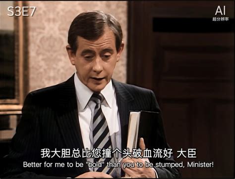 是，大臣 Yes Minister 1 3季 太经典的政治讽刺喜剧，太英国了，即使已经过了30年，风骚依旧啊！！ 光影使者