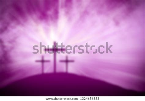 Religious Easter Purple Lent Background Stock Illustration 1324656833