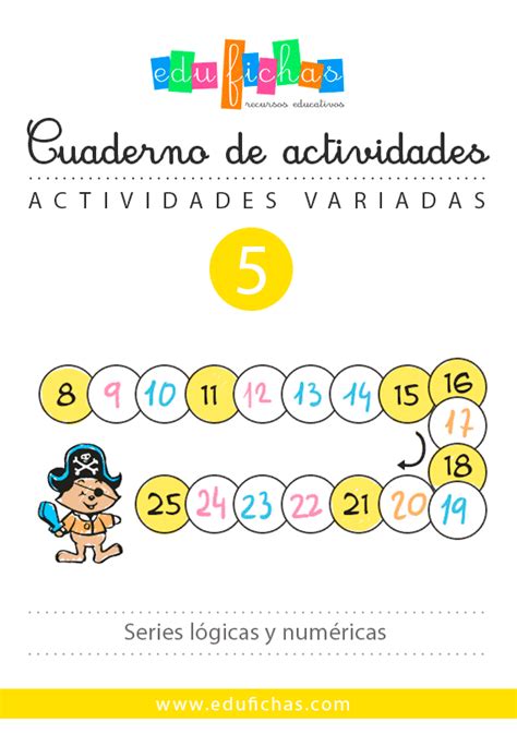 Cuaderno de series numéricas y lógicas Cuadernos para niños