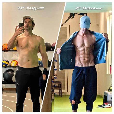 Viral Pics Hrithik S Transformation In Just 5 Weeks