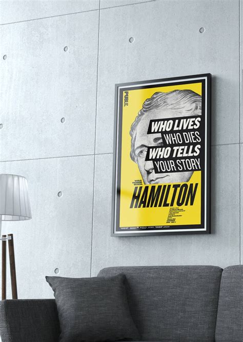 Hamilton Musical Poster Public Theater 11x17 | Etsy