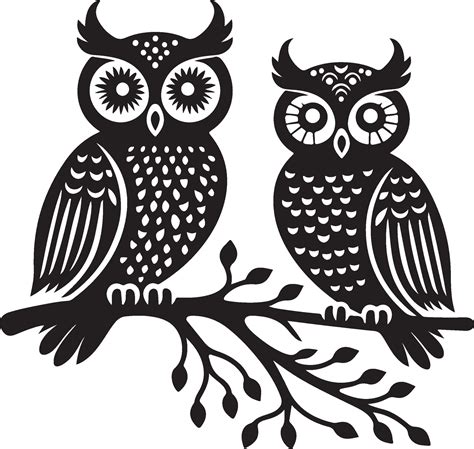 owl silhouette art