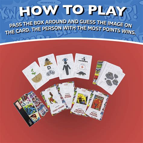 Paladone Say What You See Card Game Officially Licensed Disney Marvel