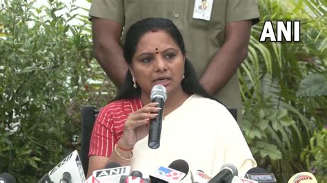 K Kavitha Attacks Modi Government Over Ed Summon And Women S