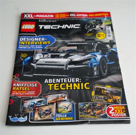 First Issue Of Lego Technic Magazine Includes The Themes First Polybag