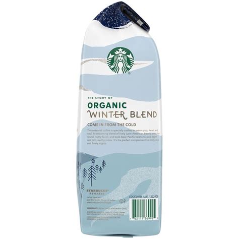 Starbucks Organic Winter Blend Medium Roast Whole Bean Coffee 40 Oz Instacart