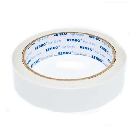 Jual DOUBLE TAPE KENKO 1 INCH LEM ISOLASI KERTAS PEREKAT LAKBAN DOBEL