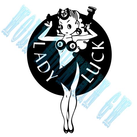 Lady Luck SVG JPEG PNG Digital Download - Etsy