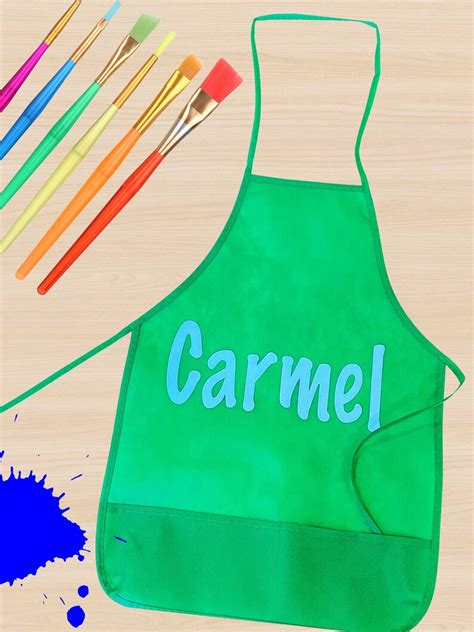 Personalized Kids Art Aprons With Pockets Kids Art Smocks Etsy