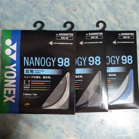 Jual Senar Badminton YONEX NANOGY 98 JAPAN JP Original Shopee Indonesia