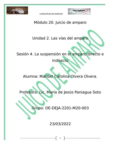 M20 U2 S4 Activiades Completas De La Sesion 4 Modulo 20 Módulo 20