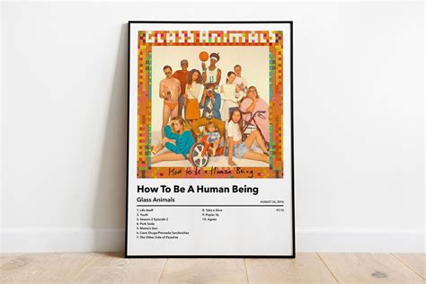 Glass Animals How To Be A Human Being Album Cover Poster Etsy