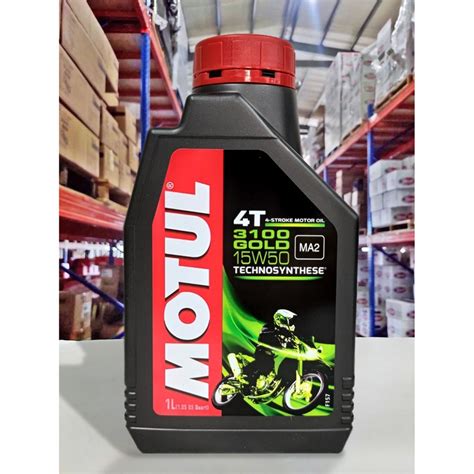 油工廠MOTUL 3100 GOLD 4T 15W 50 15W50 高效黏度 科技合成機油 MA2 蝦皮購物