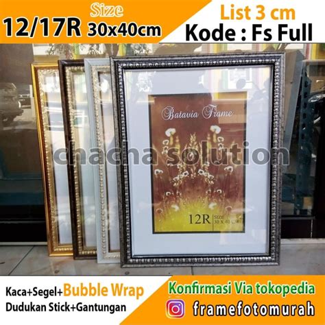 Jual Frame Foto 12R Bingkai Foto 12R Termurah Size 30x40cm Kab