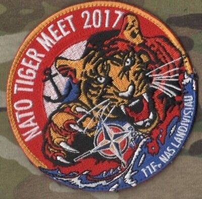 Nato Tiger Association Tiger Meet Ntm V Lkr Patch F Landivisiau