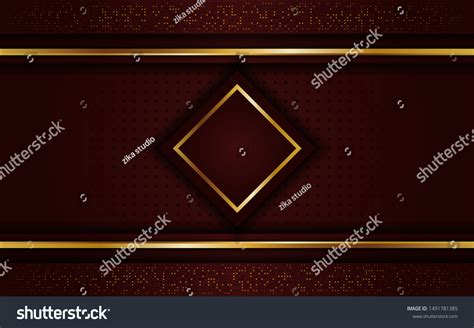 Luxurious Elegant Golden Brown Background Stock Vector Royalty Free