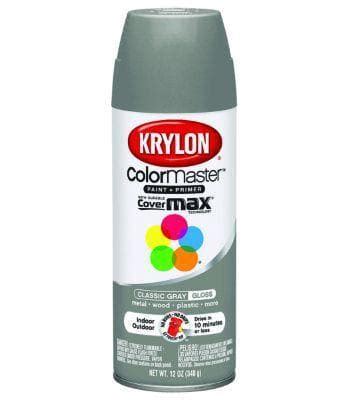 Krylon Colormaster Gloss Classic Gray Spray Paint Leonard S Browne