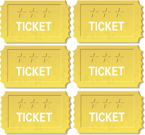 Free Golden Ticket Template, Download Free Golden Ticket Template png ...