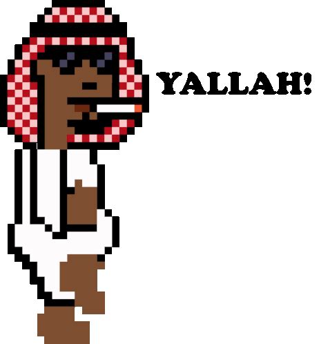 Arabpunkz Habibi Sticker - Arabpunkz Habibi Yallah - Discover & Share GIFs