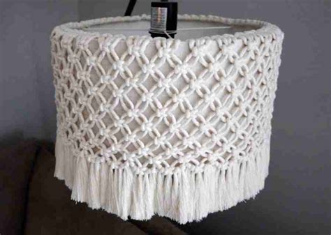 Diy Macrame Light Shade How To Make A Macrame Light Shade