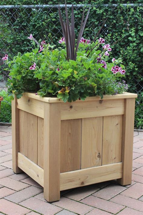 Cedar Planter Etsy Outdoor Planter Boxes Cedar Planters Outdoor