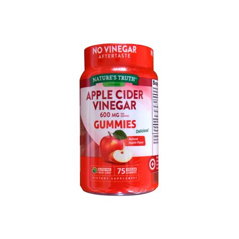 Gomitas De Vinagre De Manzana 75 Cápsulas Nature S Truth Fitmarketperu