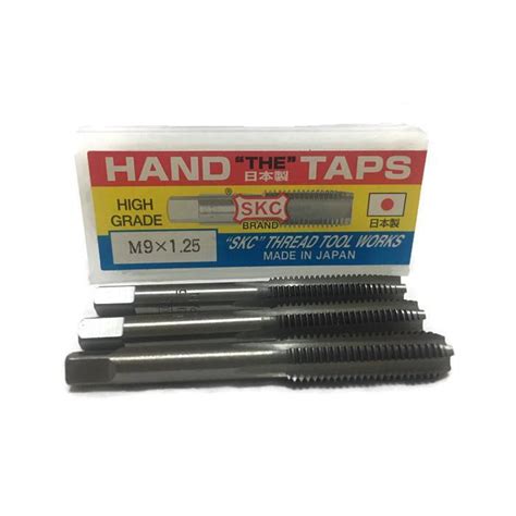 Skc 3 Pc Hand Tap Set M9x125 Made In Japan Shopee Philippines