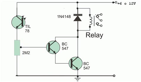 Relay Circuit Diagram Using Transistor Circuit Diagram