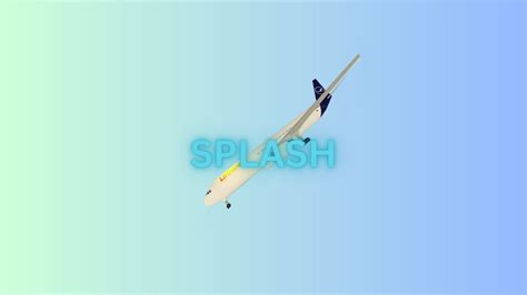 Splash Roblox Plane Crash Movie Youtube