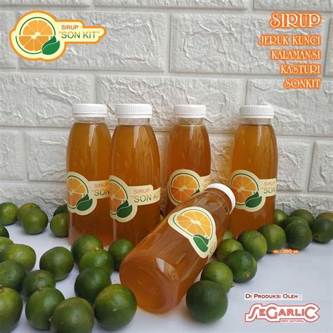 Jual SIRUP JERUK KUNCI JERUK LEMON CUI JERUK SONKIT JERUK KASTURI