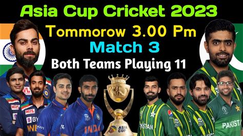 Asia Cup 2023 India Vs Pakistan Playing 11 Comparison Ind Vs Pak