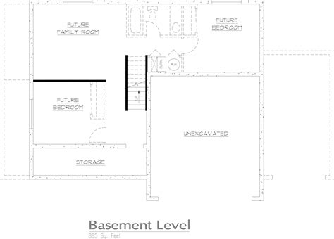 Green-Pinion-Siding-HSD-TS-1561a-Basement-Model - Knight West Homes
