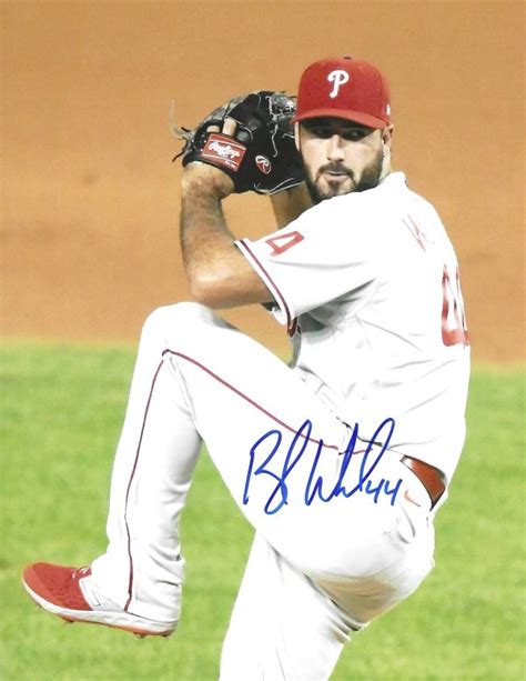 AUTOGRAPHED Brandon Workman 8X10 Philadelphia Phillies Photo Main