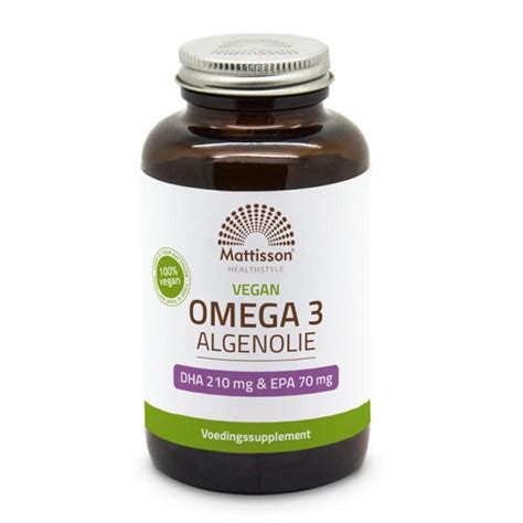 Vegan Omega Algenolie Dha Mg Epa Mg Topkwaliteit Bestellen