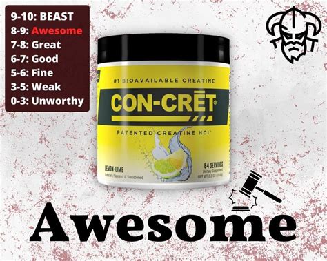 Con Cret Creatine Review The Best Creatine Formula