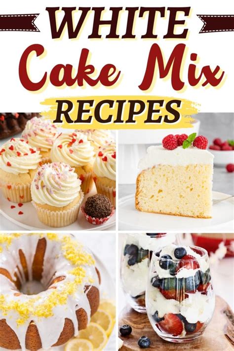 23 Best White Cake Mix Recipes For Dessert Insanely Good