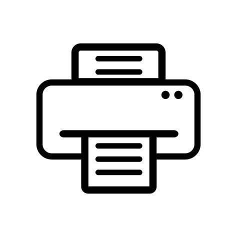 Simple printer icon. Printing machine. . 48086727 Vector Art at Vecteezy
