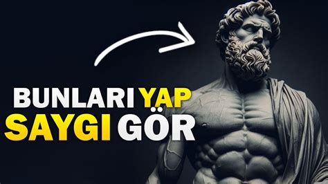 Bunları Yap ve Sana Saygı Duysunlar Marcus Aurelius Stoicism YouTube