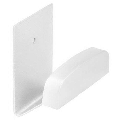 Colgador Percha Adhesivo Acero Inoxidable Color Blanco