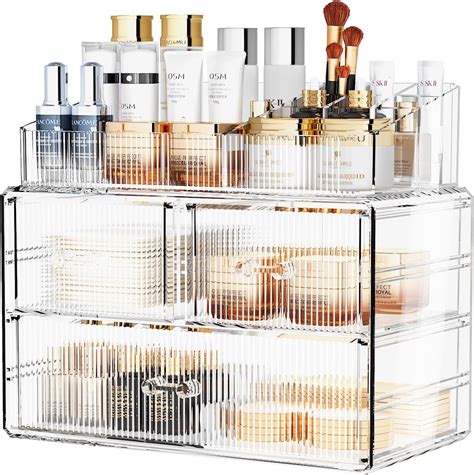 Amazon Purdaz Makeup Organizer Acrylic Cosmetic Storage Drawers