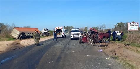 Trágico Choque Entre Un Camión Y Una Camioneta En Ruta 47 Un Muerto Y Un Herido