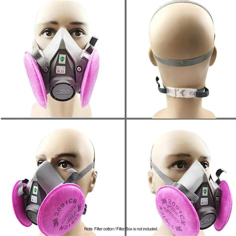 3M 6200 Respirator Mask With 2091 P100 Filters - Alpha Dentkart