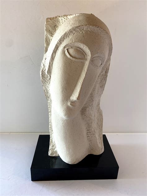 Modigliani Style Tete Scupture