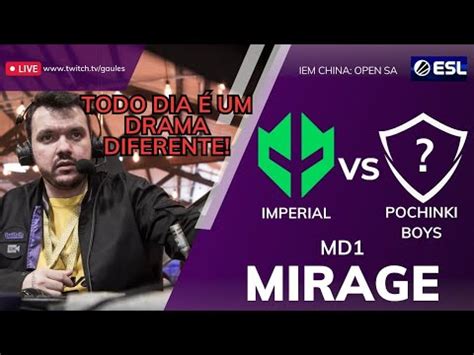 IMPERIAL X POCHINKI IEM China Open Qualifier SA 1 MD1 MIRAGE