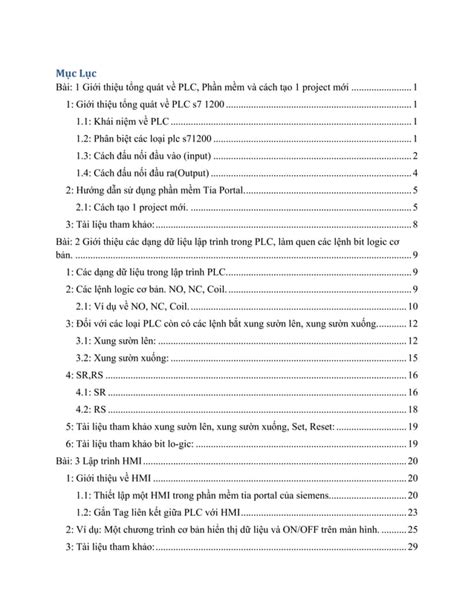 GIÁO TRÌNH PLC S7 1200 Mô tả Full pdf