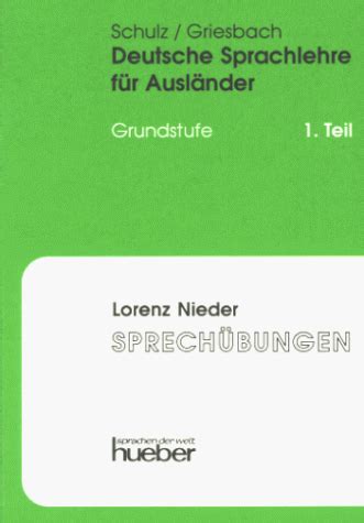 Deutsche Sprachlehre F R Ausl Nder Grundstufe In Zwei B Nden Deutsche