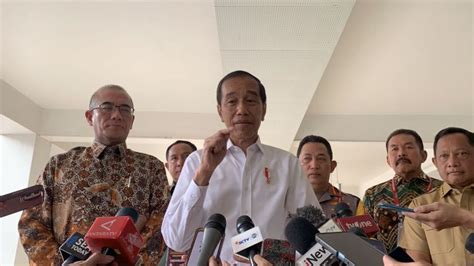 Jokowi Soal Pengganti Firli Bahuri Di Kpk Masih Dalam Proses Semuanya