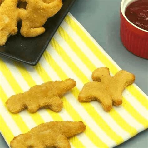 Tyson Fun Nuggets In Air Fryer Dino Nuggets Fork To Spoon