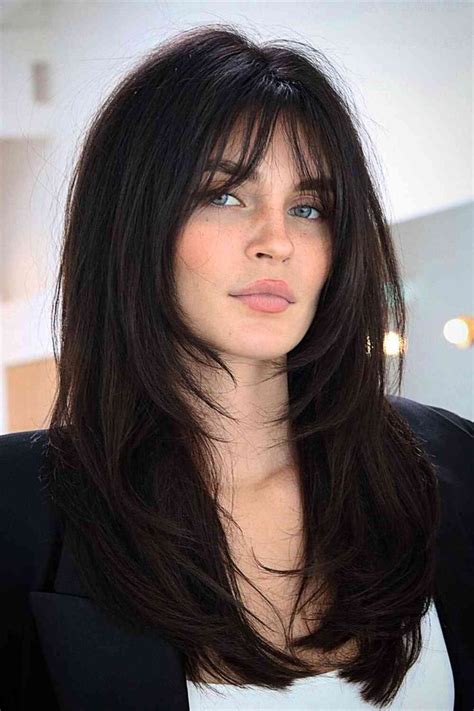 31 Cutest Wispy Bangs On Long Hair To Revamp Your Style Long Hair With Bangs Long Hair Styles